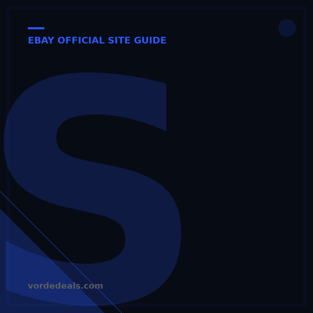 Site eBay EUA: Navigate Global Deals & Optimize Your Shopping