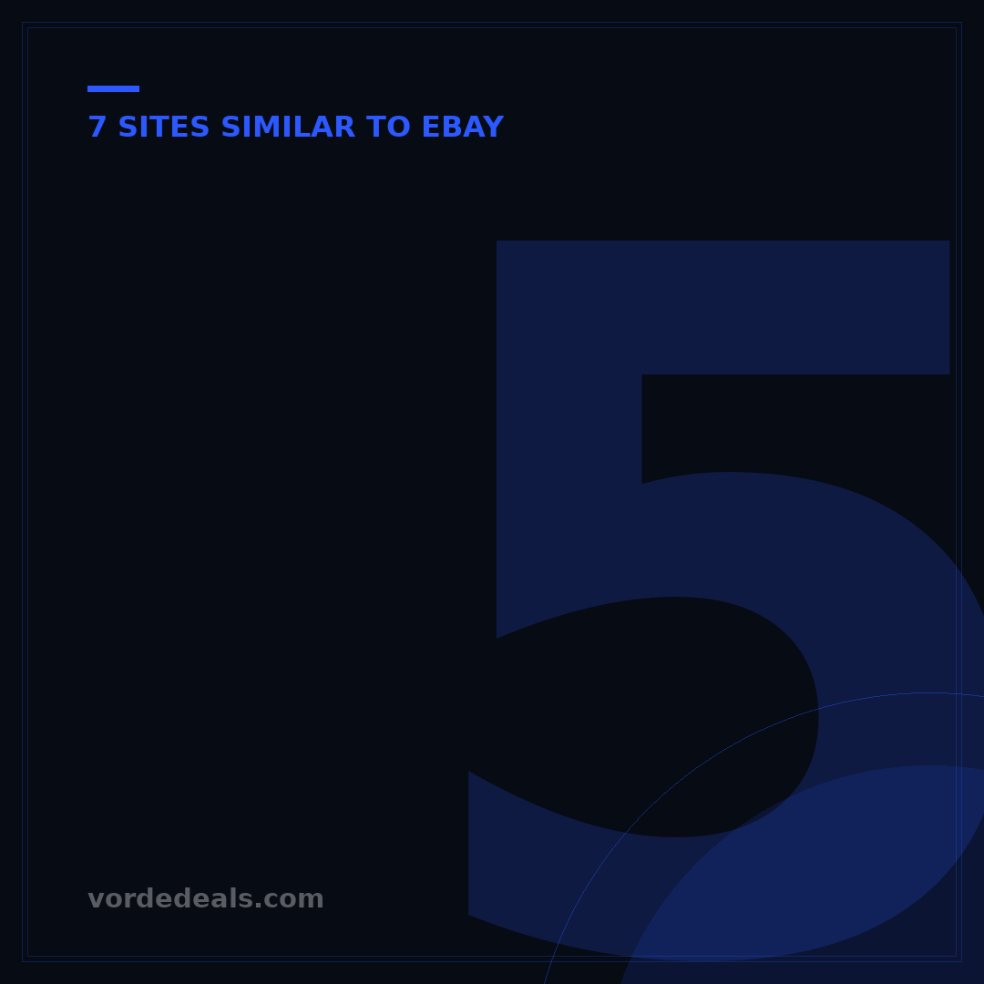 5 Sites Better Than eBay for Specific Sellers & Buyers