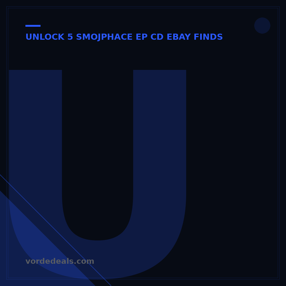 Unlock 5 Smojphace EP CD eBay Finds: A Beginner's Guide
