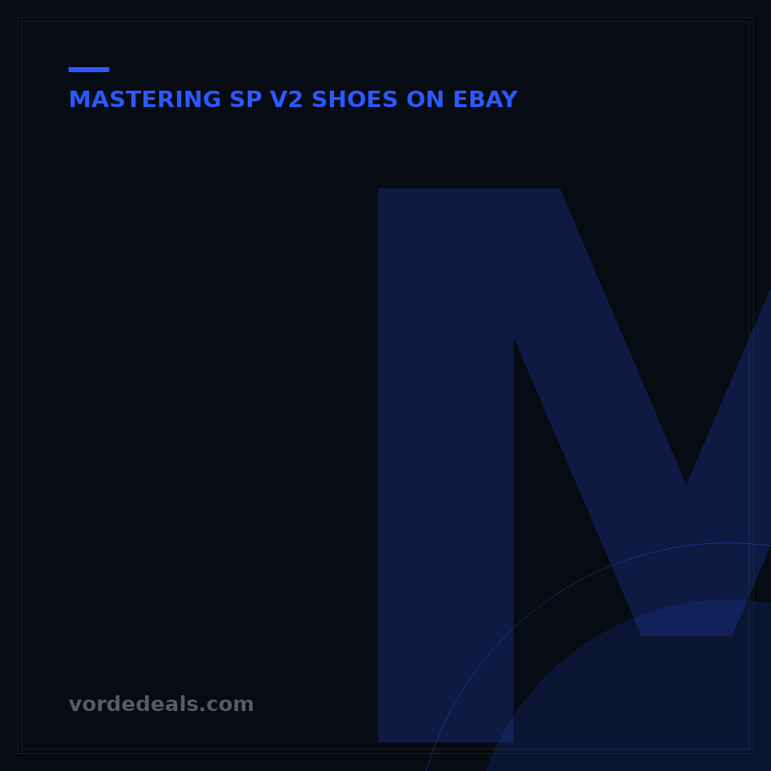 Mastering SP V2 Shoes on eBay: 7 Essential Strategies for Buyers & Sellers