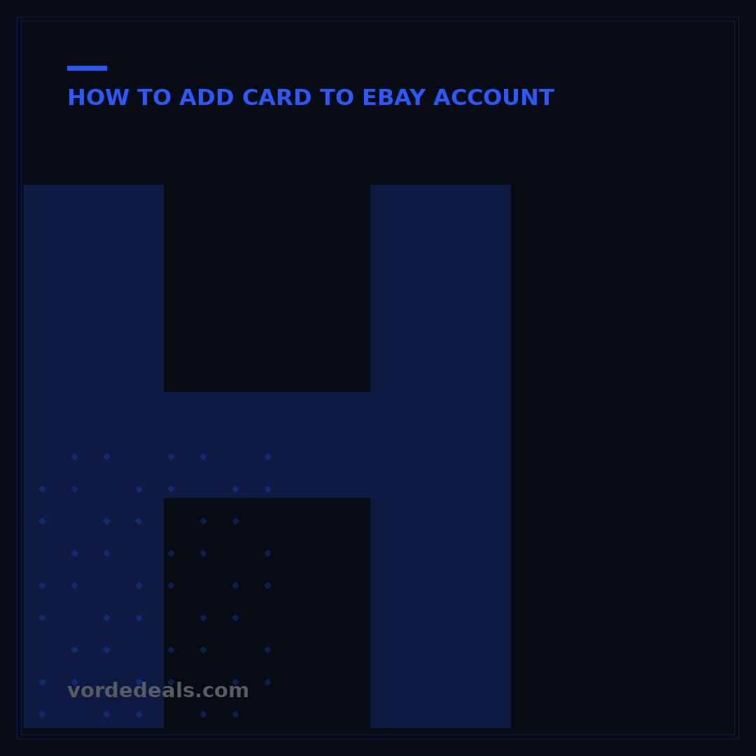 How to Take Credit Card Off eBay: 3 Simple Steps for Secure Account Management