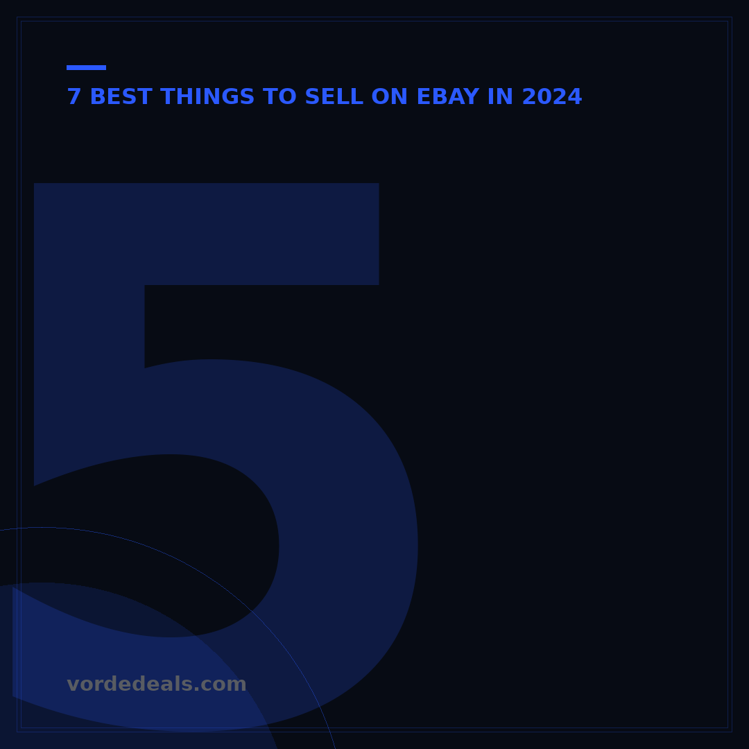50+ Good Things to Sell on eBay for Profit in 2024