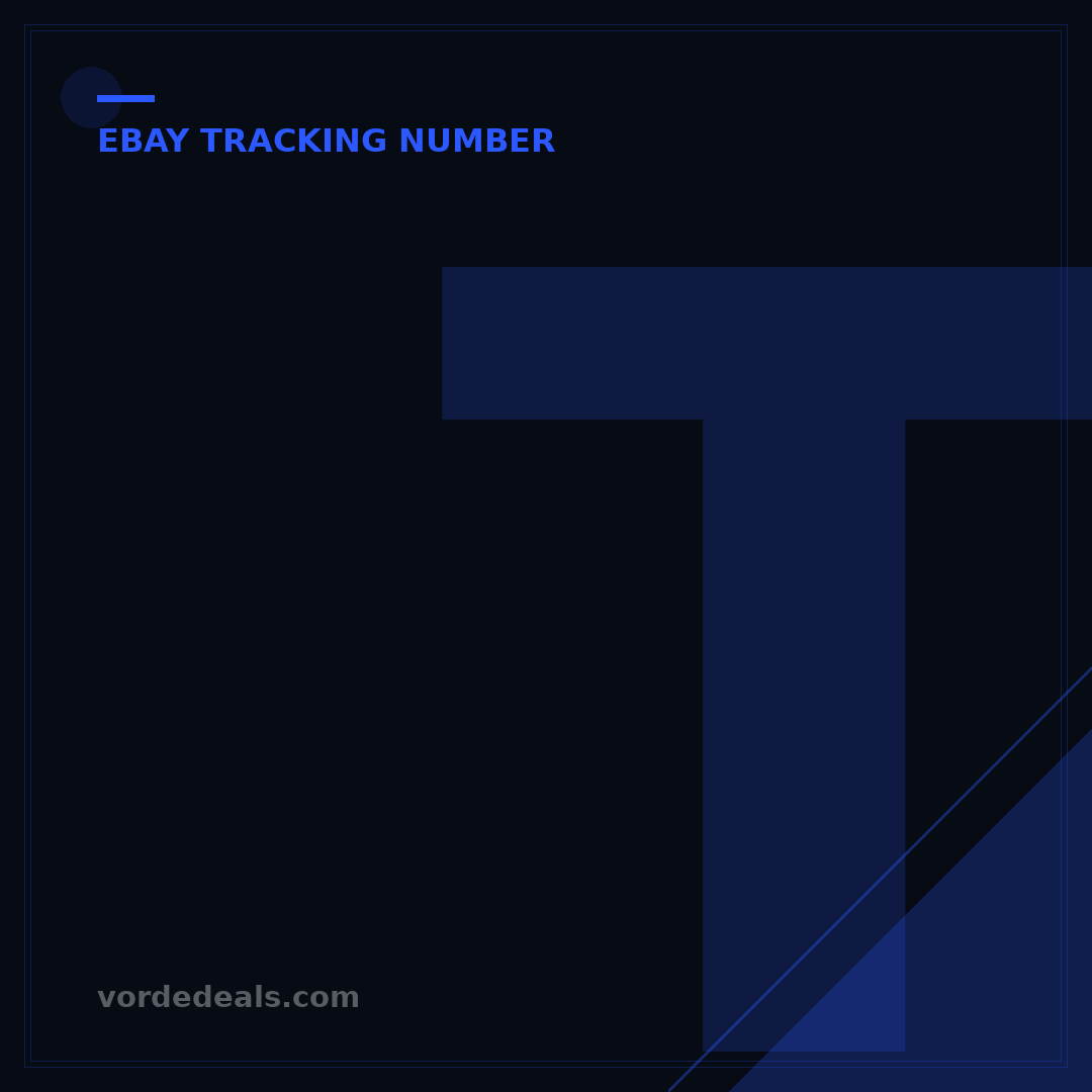 Track eBay Order with Tracking Number: 5 Simple Steps