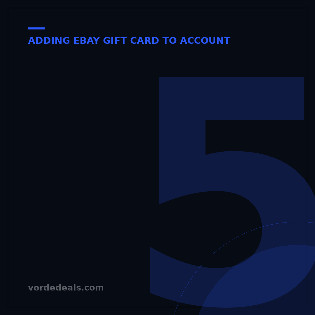 5 Steps: How to Transfer eBay Gift Card to Bank Account