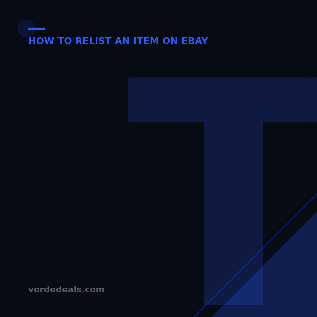Turn Off Auto Relist on eBay: 3 Simple Steps to Stop Unwanted Listings