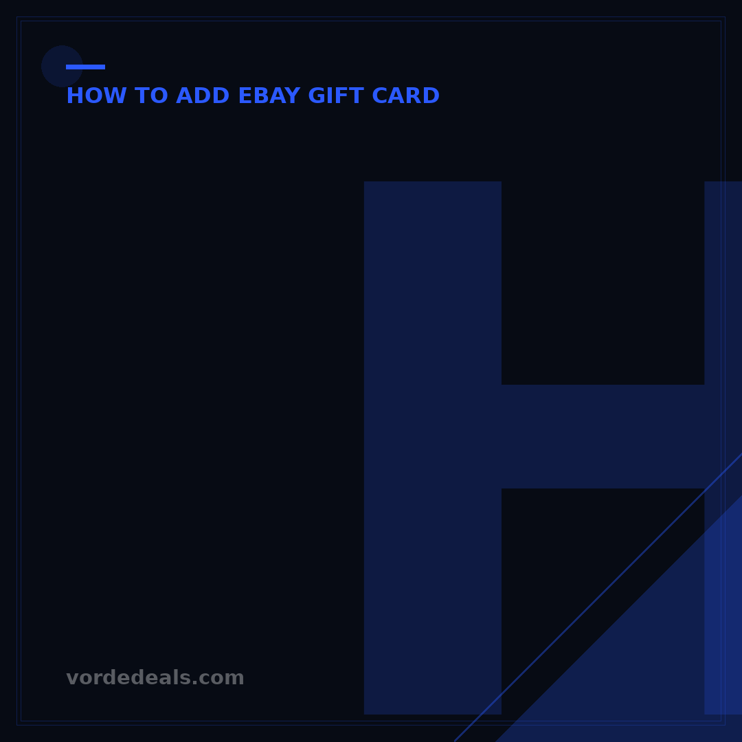 How to Use eBay Gift Card on App: 5 Simple Steps