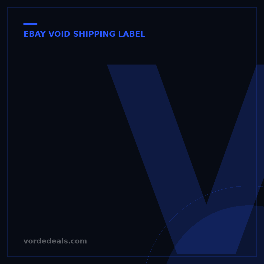 Voiding eBay Shipping Labels: 3 Key Things That Happen