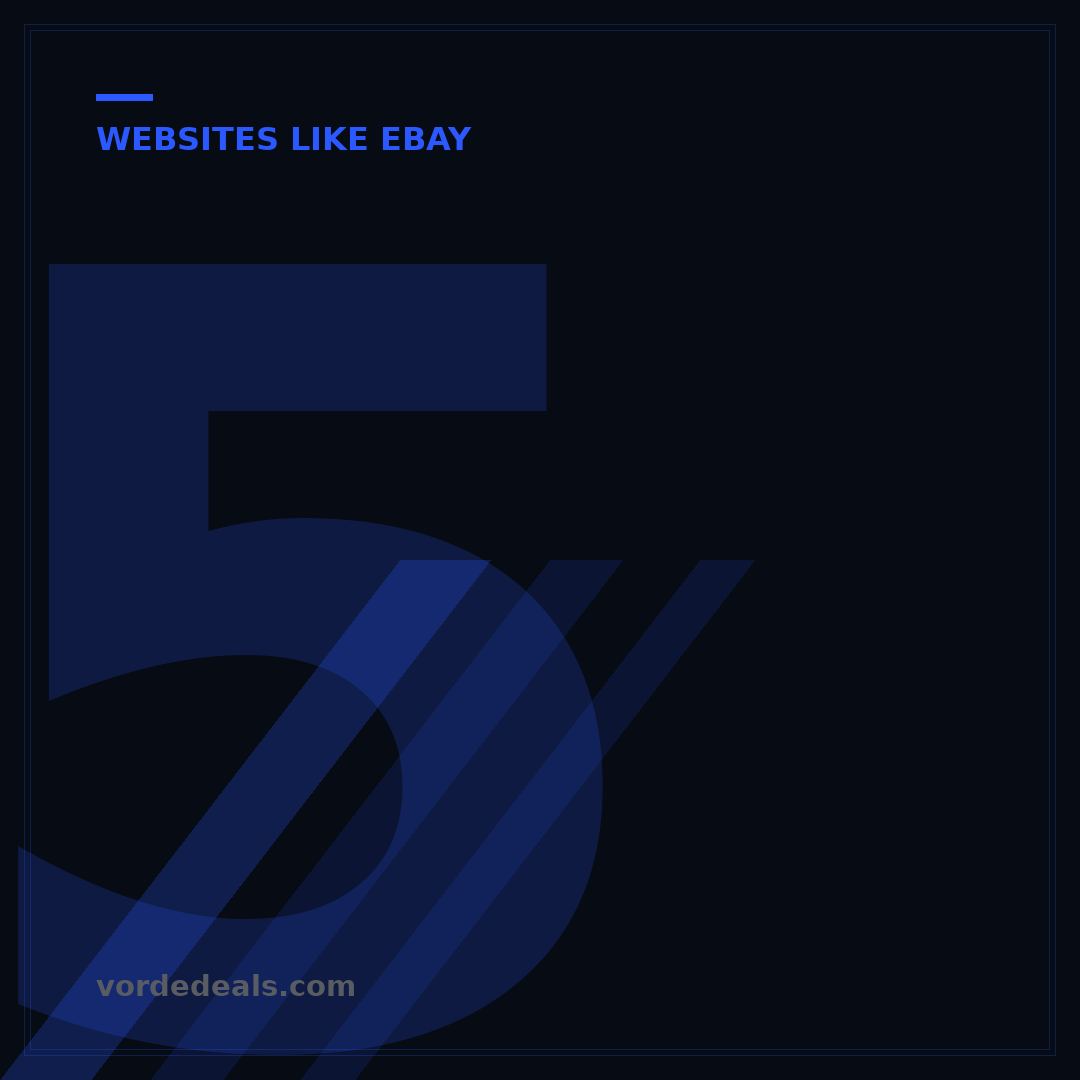 5 Websites Like eBay: Find Your Next Online Marketplace