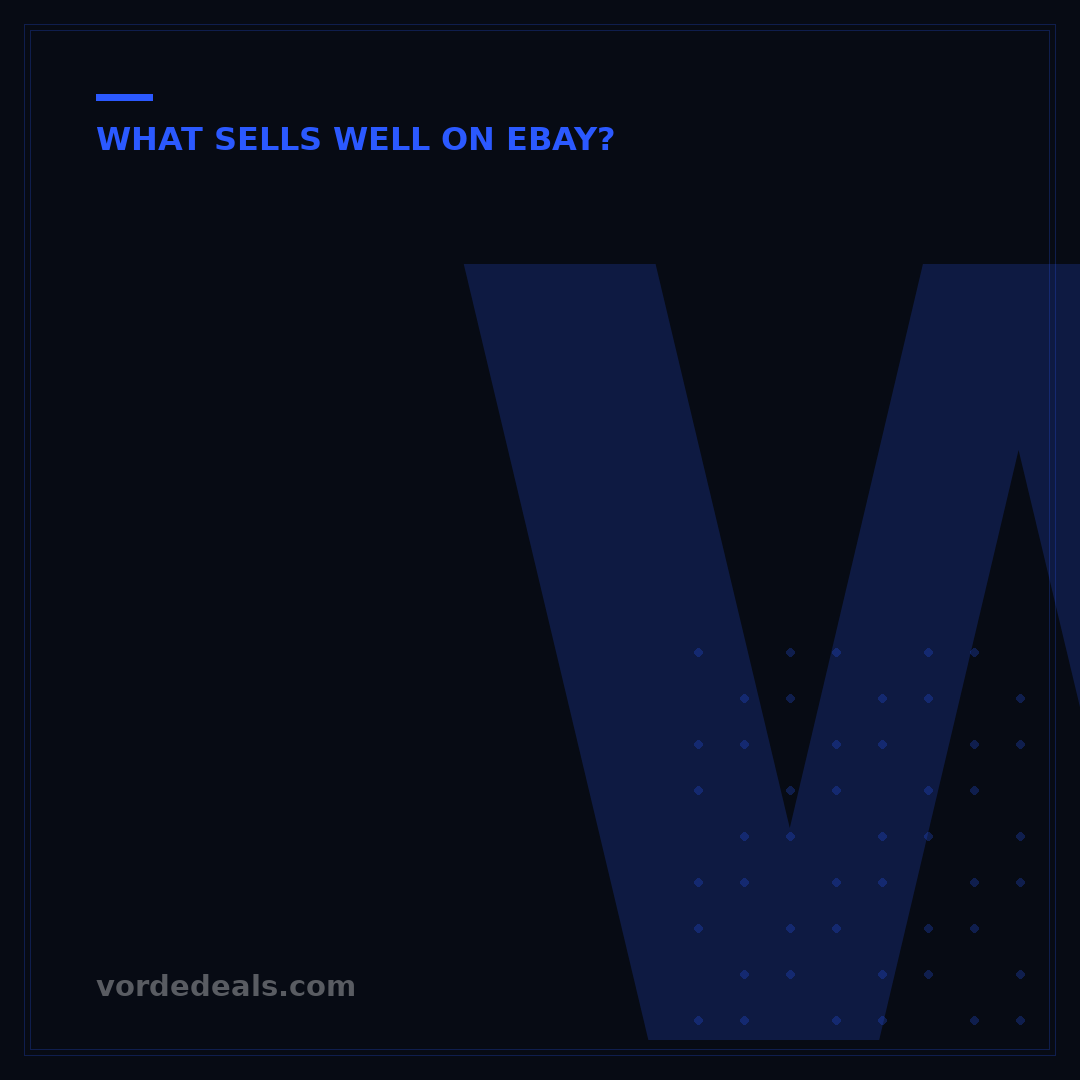 What Sells Quickly on eBay: 5 Hot Categories Now