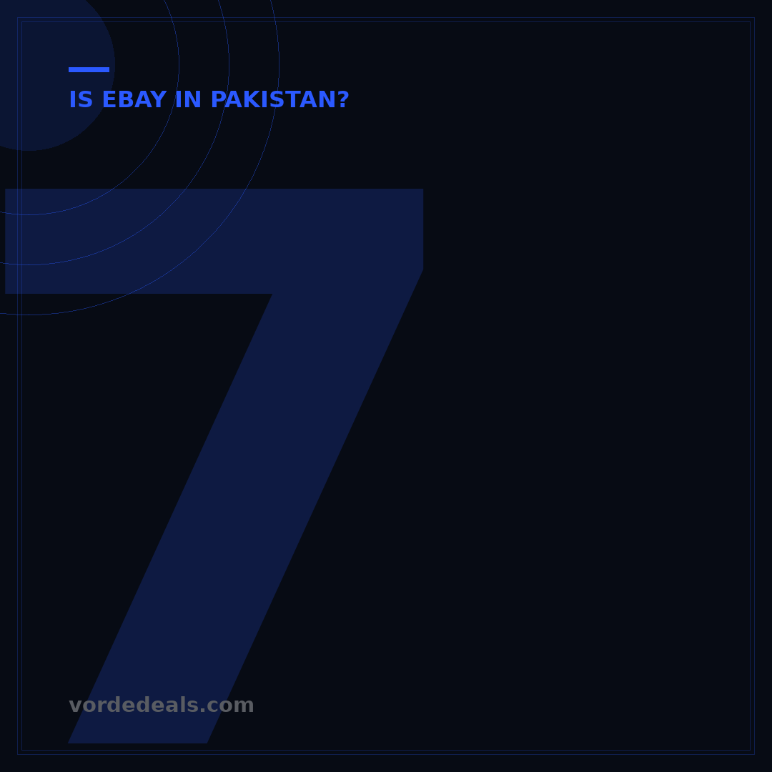 7 Steps: How to Work on eBay from Pakistan Successfully