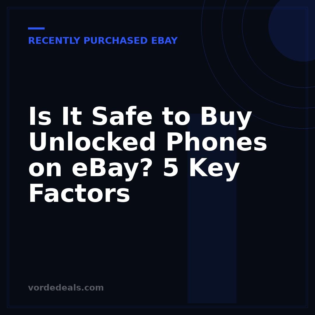 Is It Safe to Buy Unlocked Phones on eBay? 5 Key Factors