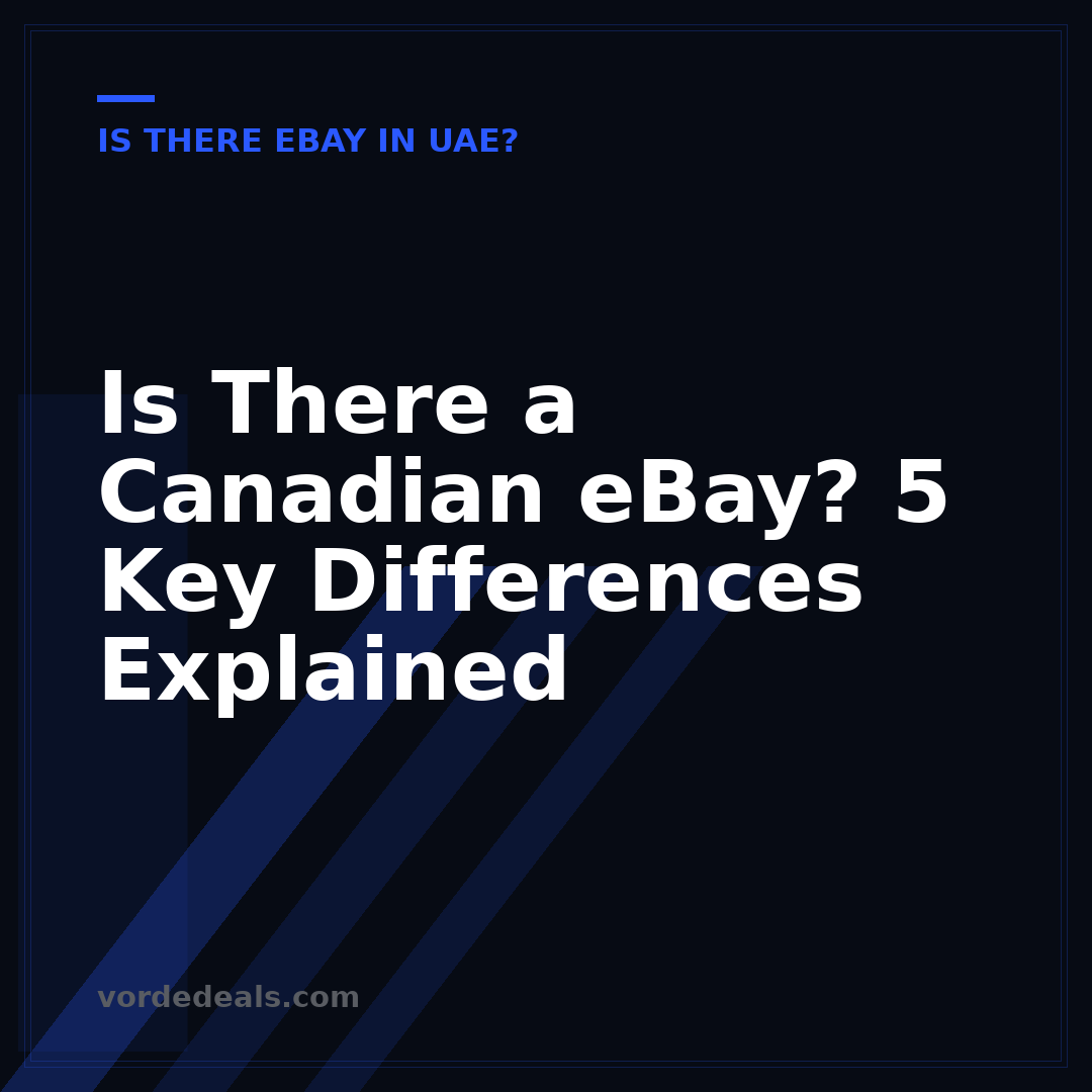 Is There a Canadian eBay? 5 Key Differences Explained