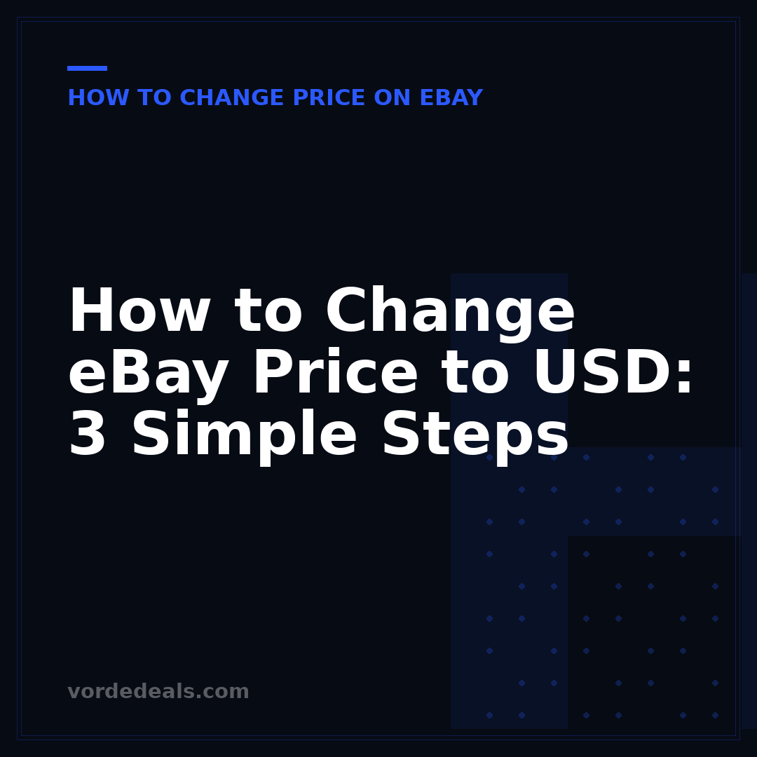 How to Change eBay Price to USD: 3 Simple Steps