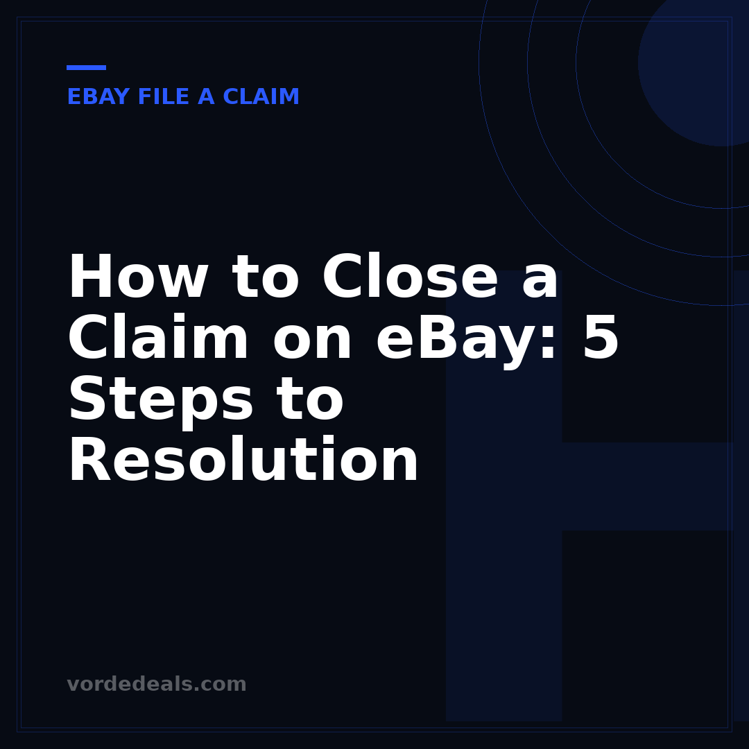 How to Close a Claim on eBay: 5 Steps to Resolution