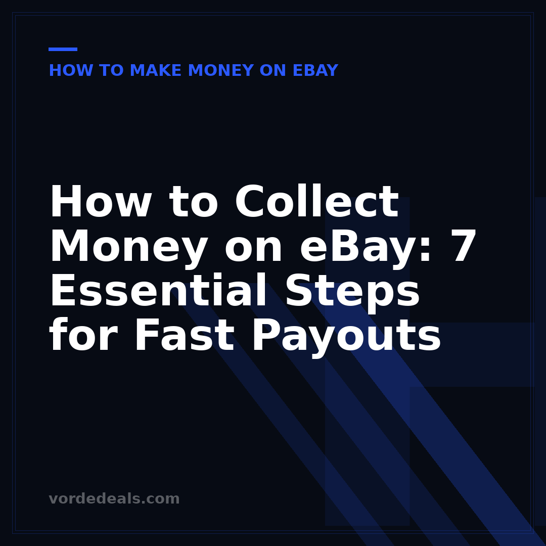 How to Collect Money on eBay: 7 Essential Steps for Fast Payouts