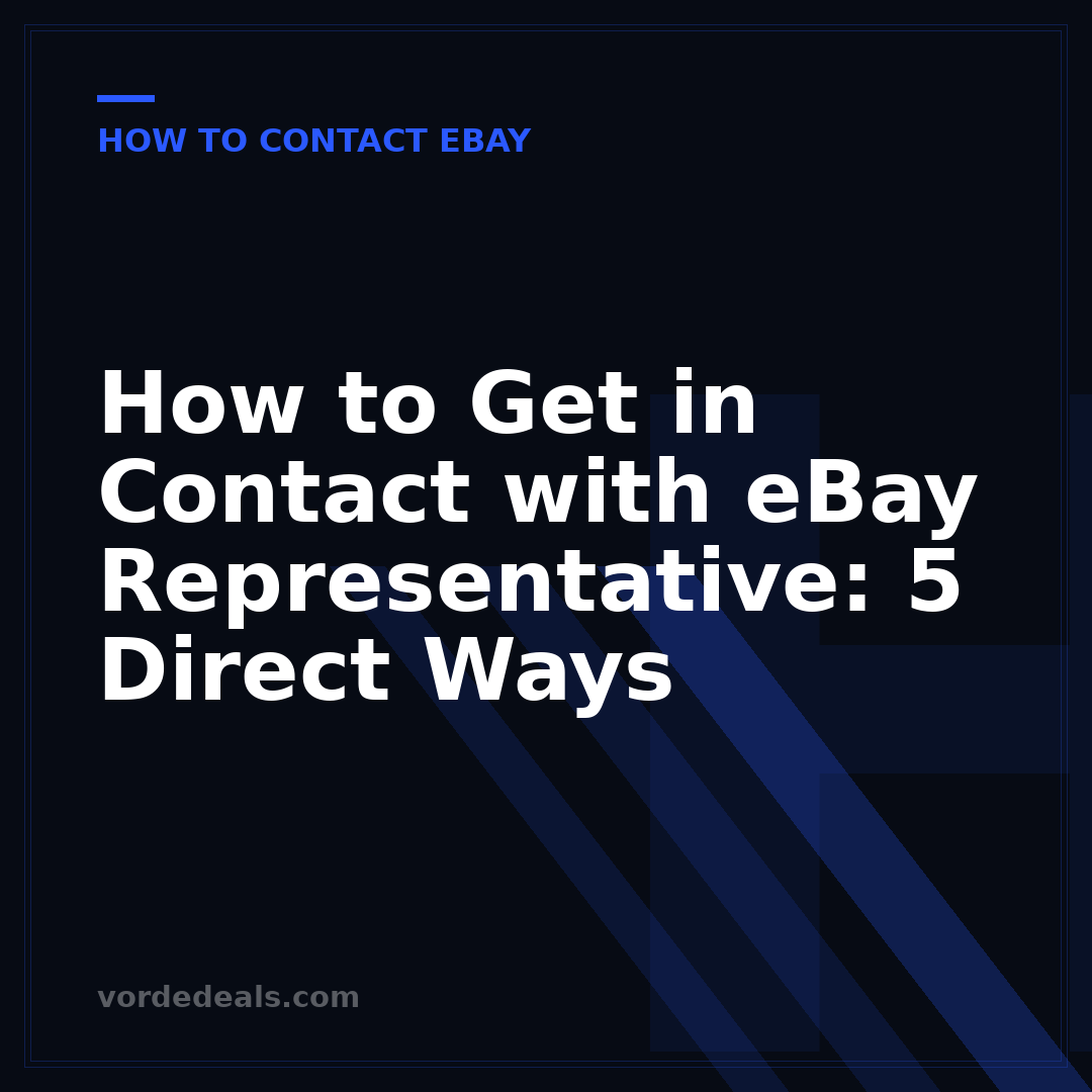 How to Get in Contact with eBay Representative: 5 Direct Ways