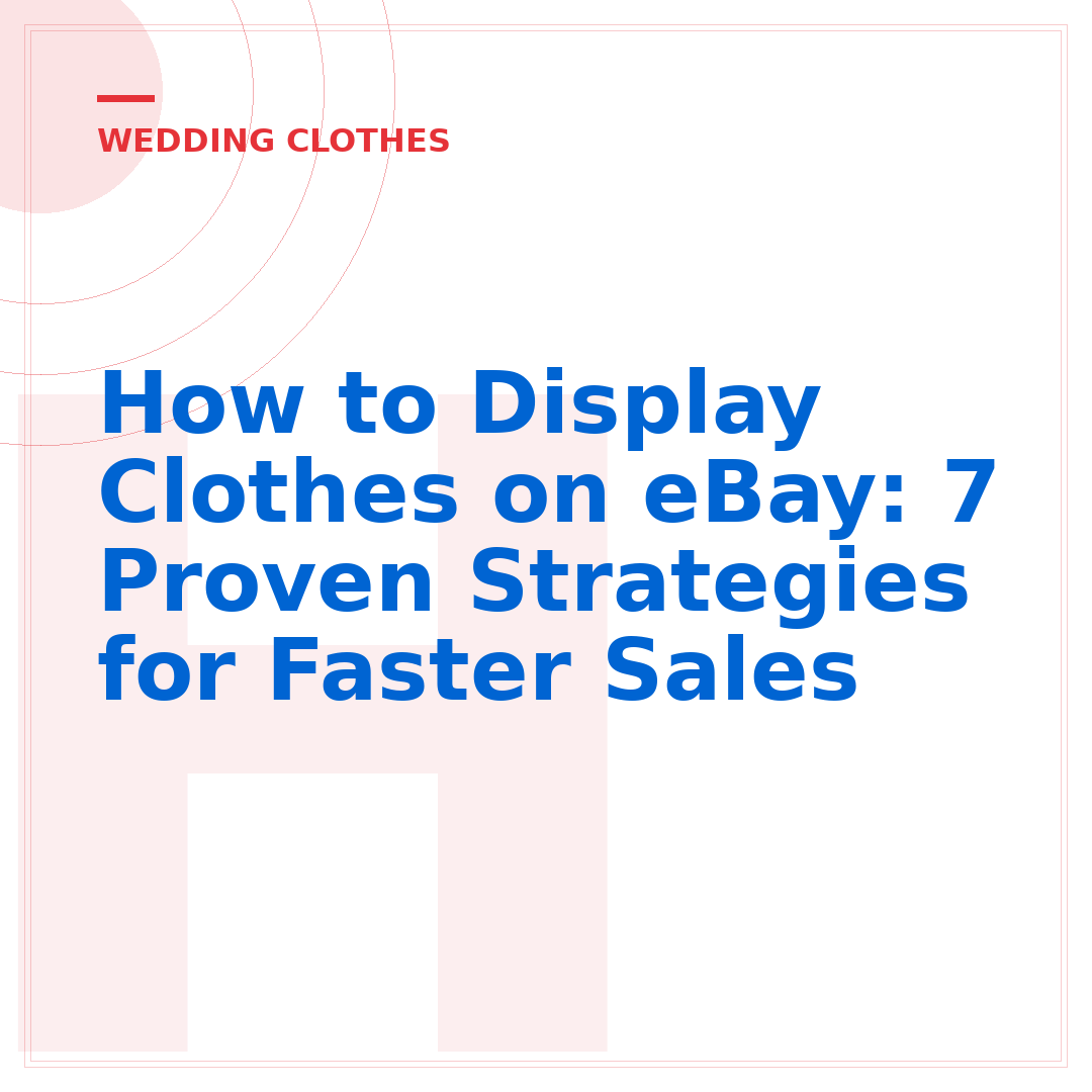 How to Display Clothes on eBay: 7 Proven Strategies for Faster Sales