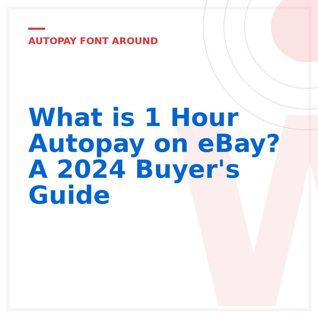 What is 1 Hour Autopay on eBay? A 2024 Buyer's Guide