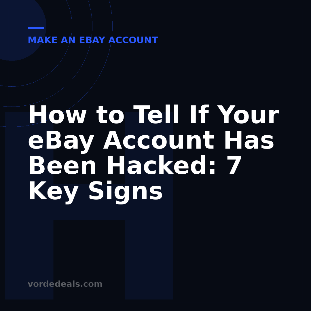 How to Tell If Your eBay Account Has Been Hacked: 7 Key Signs
