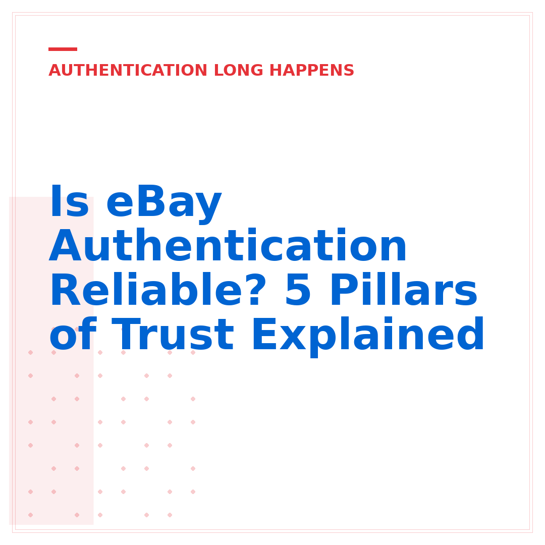 Is eBay Authentication Reliable? 5 Pillars of Trust Explained