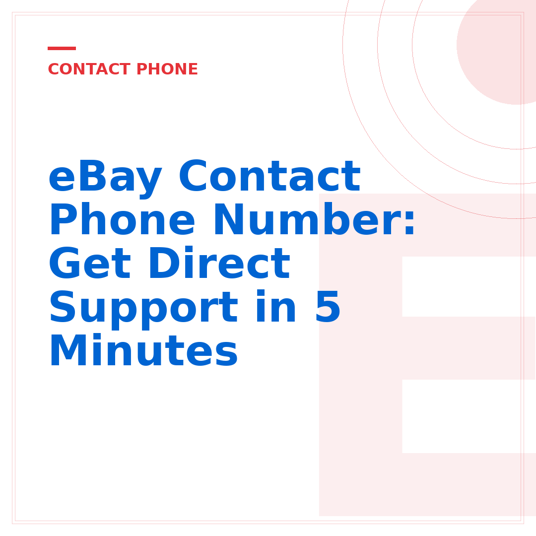 eBay Contact Phone Number: Get Direct Support in 5 Minutes