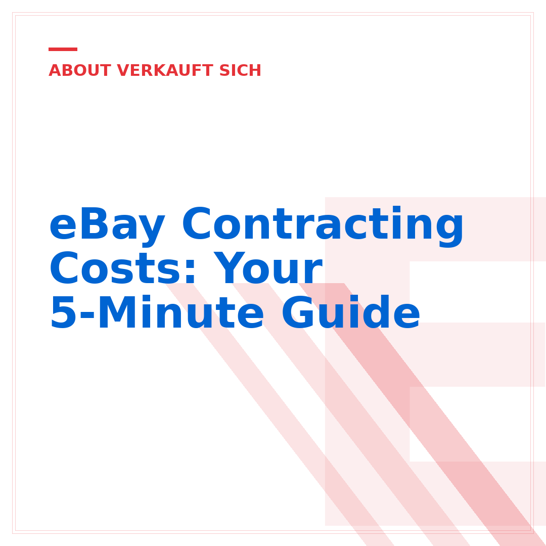 eBay Contracting Costs: Your 5-Minute Guide
