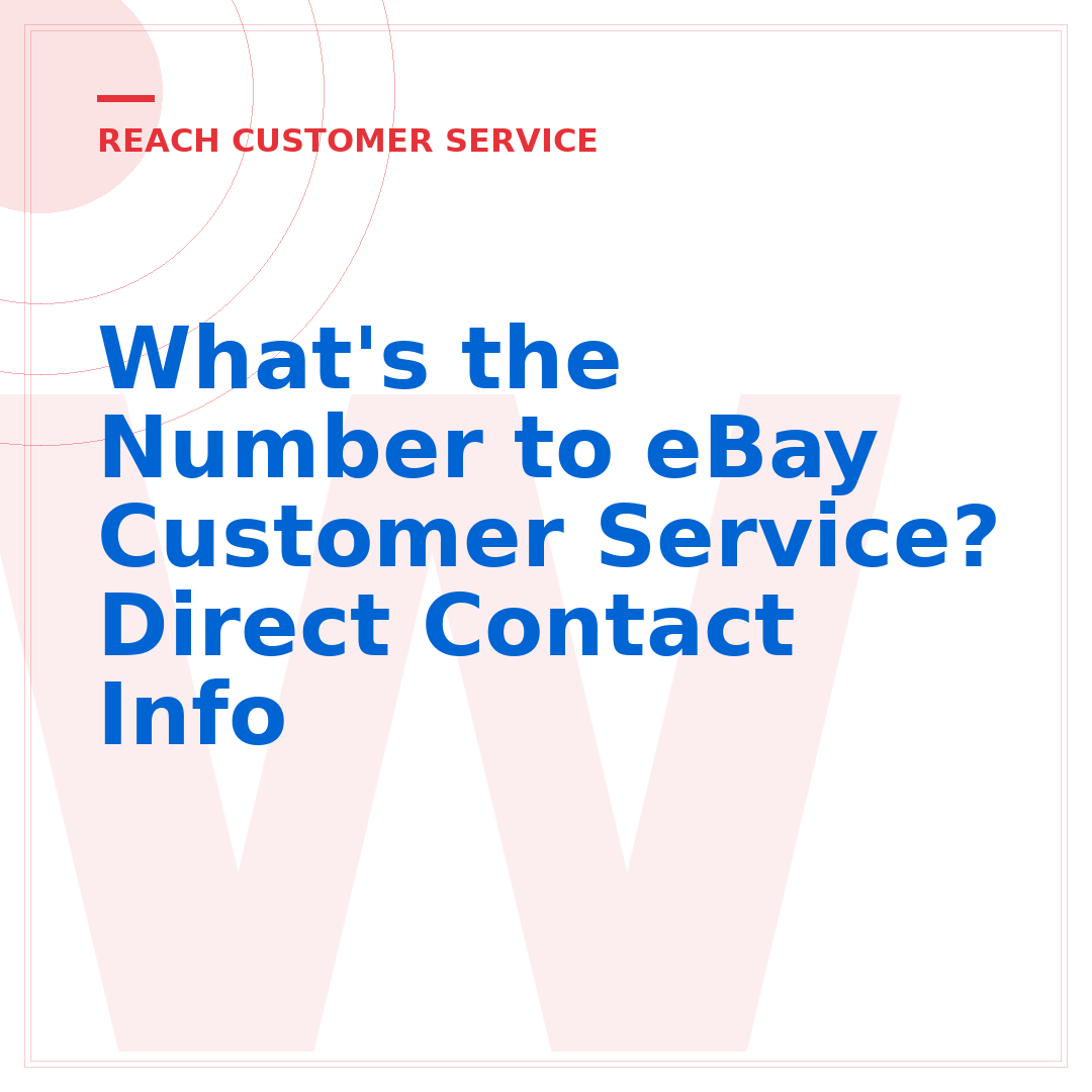 What's the Number to eBay Customer Service? Direct Contact Info