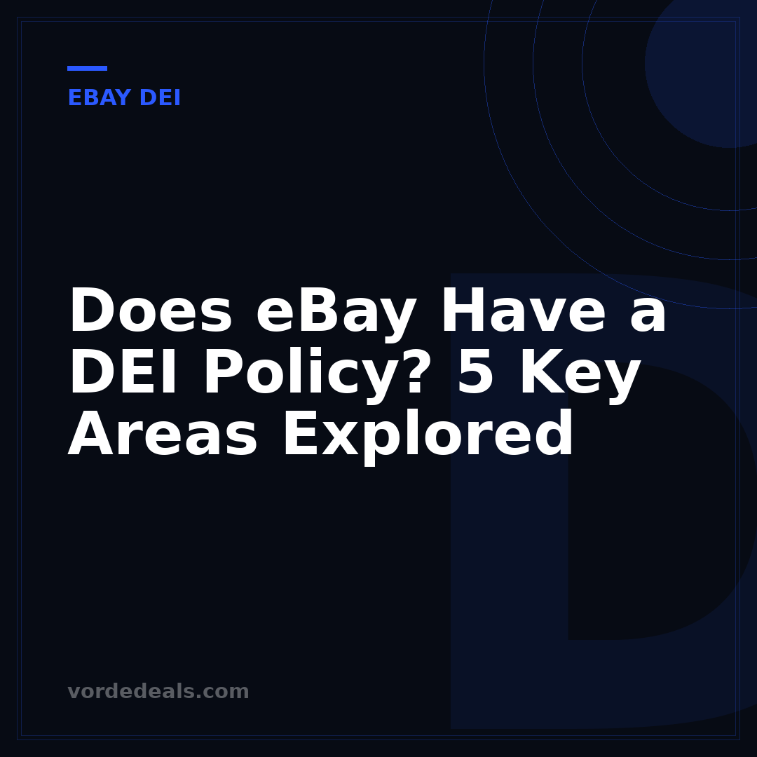 Does eBay Have a DEI Policy? 5 Key Areas Explored