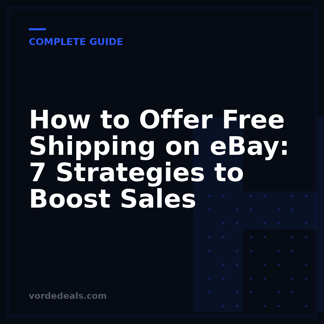 How to Offer Free Shipping on eBay: 7 Strategies to Boost Sales