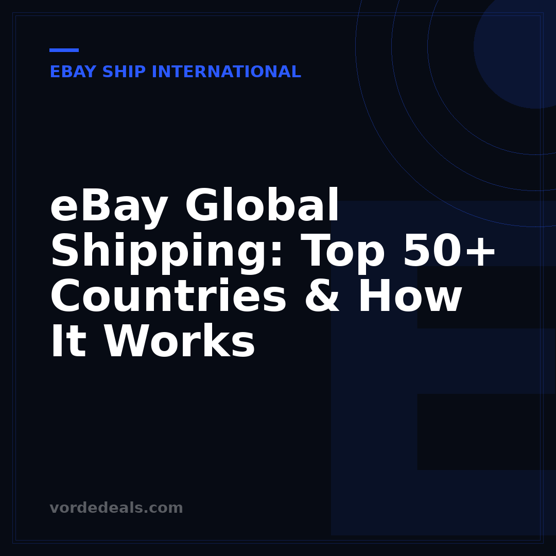 eBay Global Shipping: Top 50+ Countries & How It Works