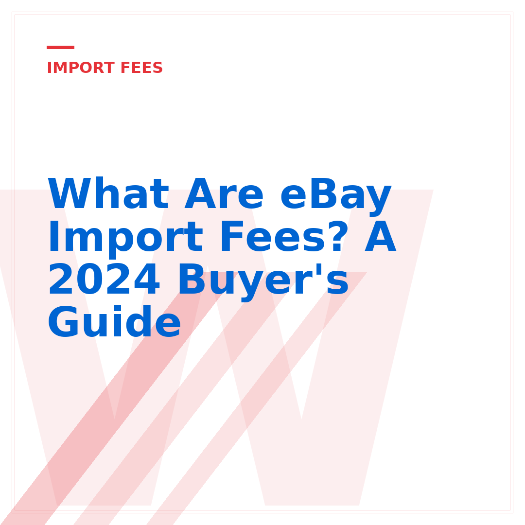 What Are eBay Import Fees? A 2024 Buyer's Guide