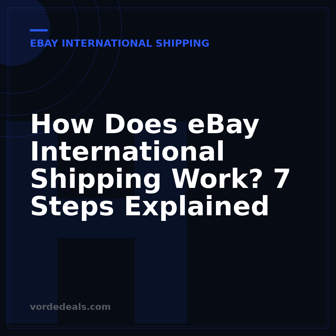 How Does eBay International Shipping Work? 7 Steps Explained