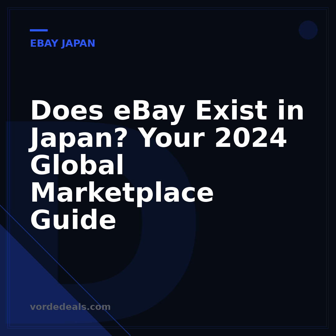 Does eBay Exist in Japan? Your 2024 Global Marketplace Guide