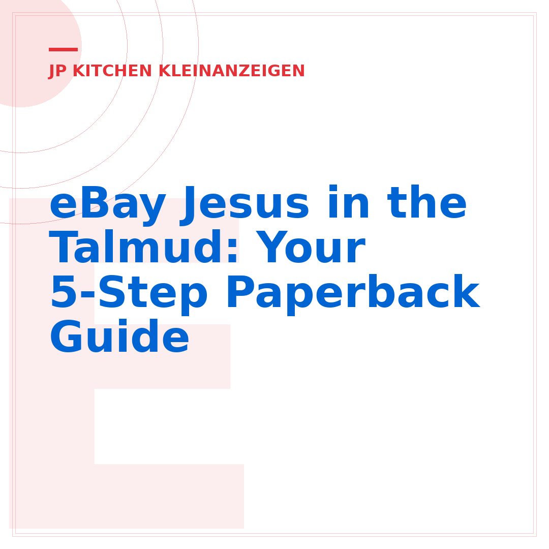 eBay Jesus in the Talmud: Your 5-Step Paperback Guide