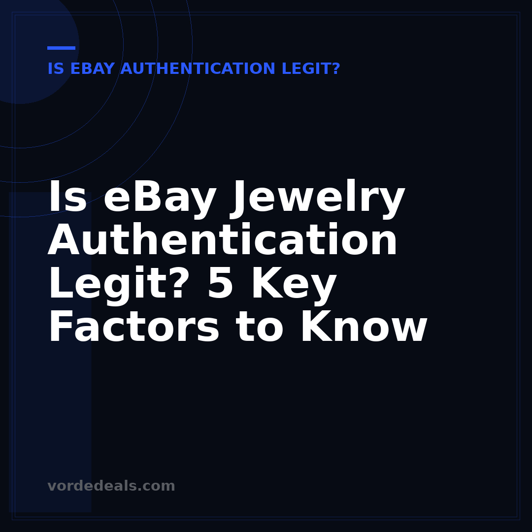 Is eBay Jewelry Authentication Legit? 5 Key Factors to Know