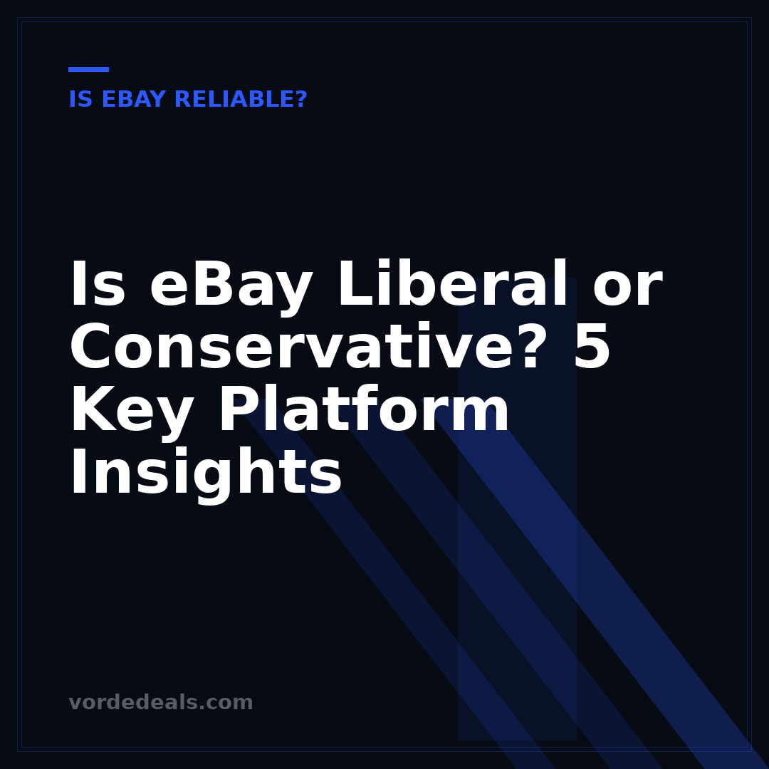 Is eBay Liberal or Conservative? 5 Key Platform Insights
