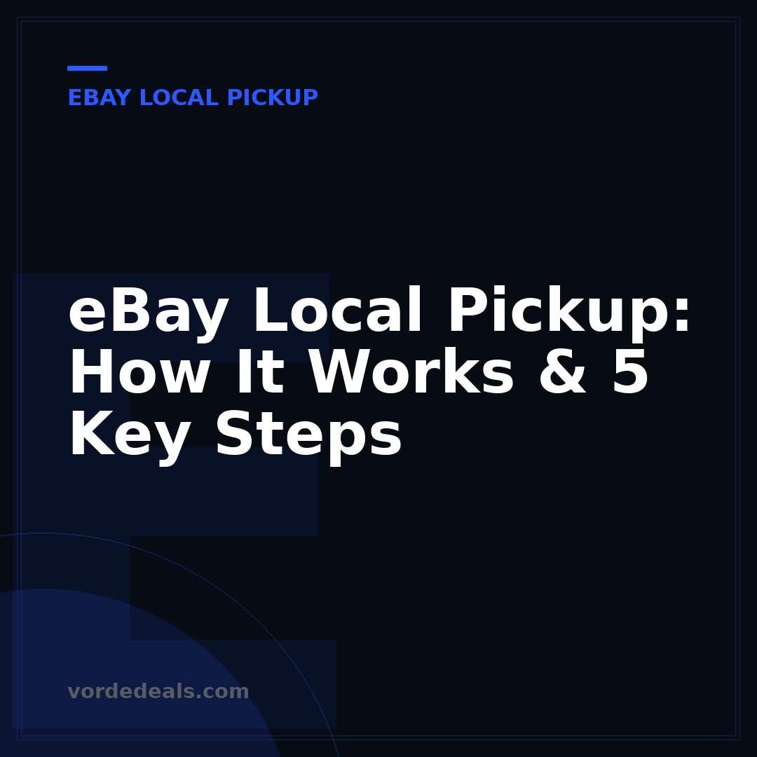 eBay Local Pickup: How It Works & 5 Key Steps