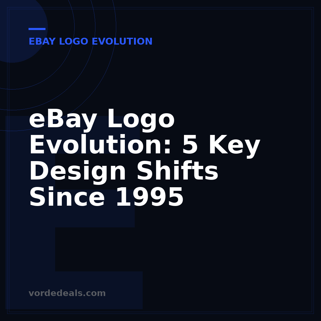 eBay Logo Evolution: 5 Key Design Shifts Since 1995