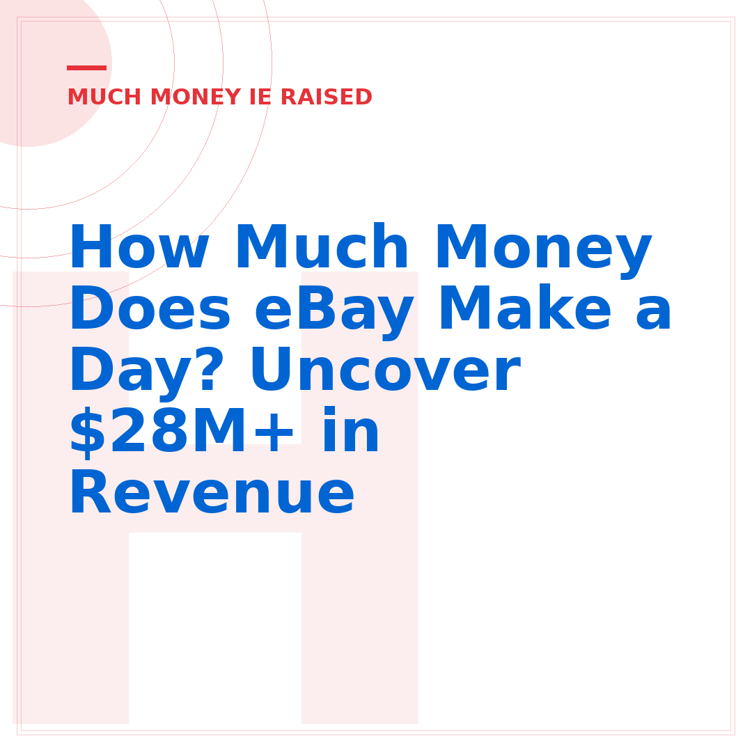 How Much Money Does eBay Make a Day? Uncover $28M+ in Revenue