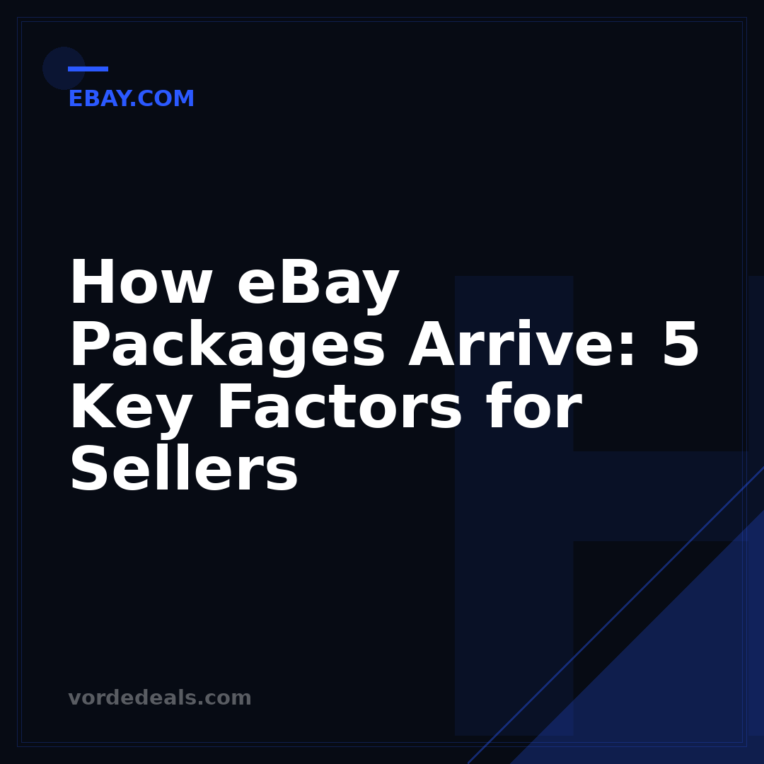 How eBay Packages Arrive: 5 Key Factors for Sellers