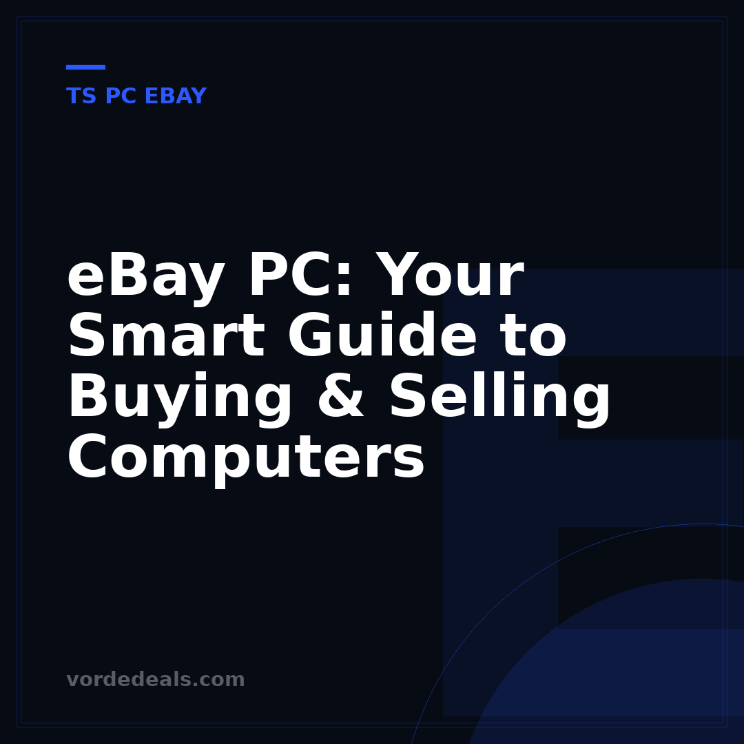 eBay PC: Your Smart Guide to Buying & Selling Computers
