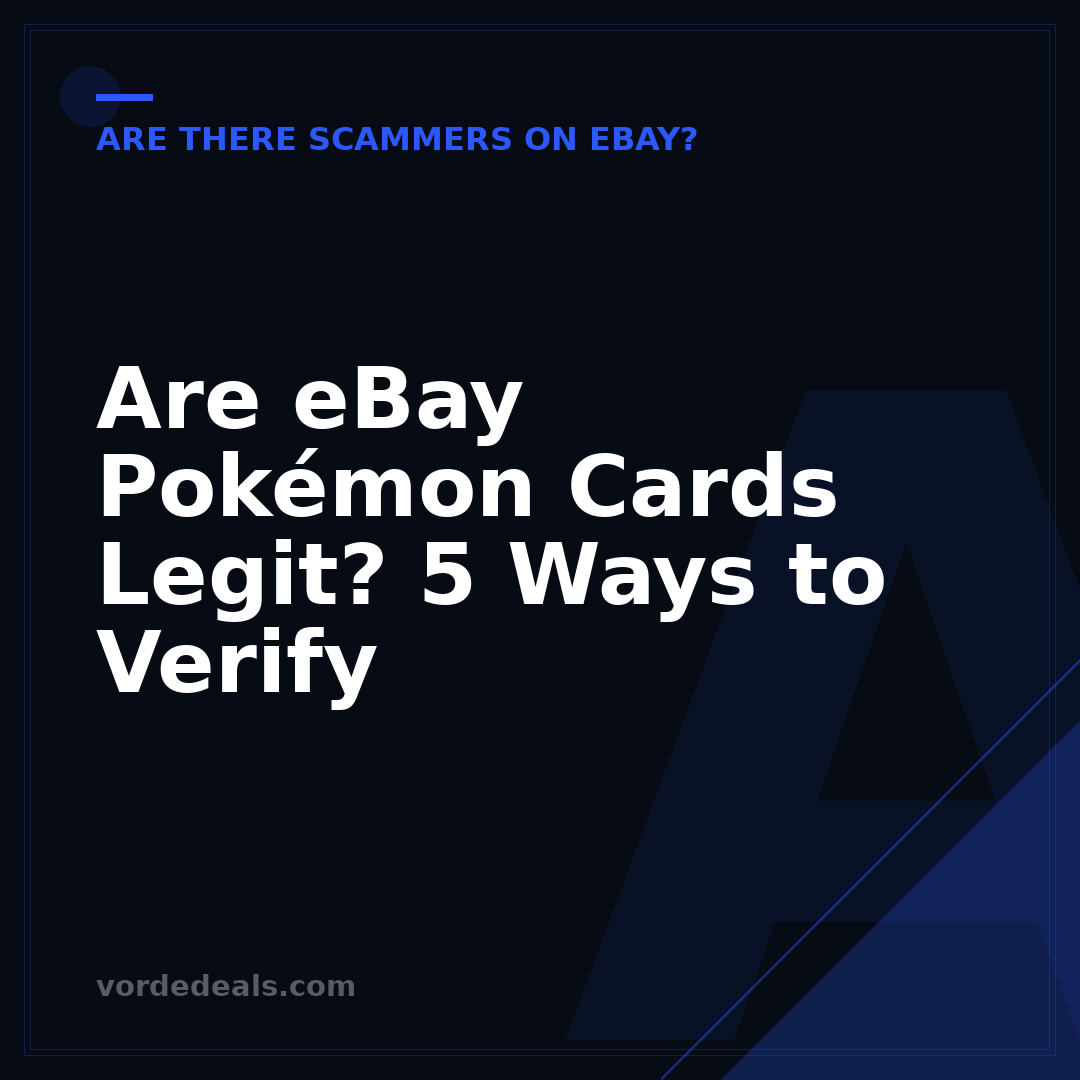 Are eBay Pokémon Cards Legit? 5 Ways to Verify
