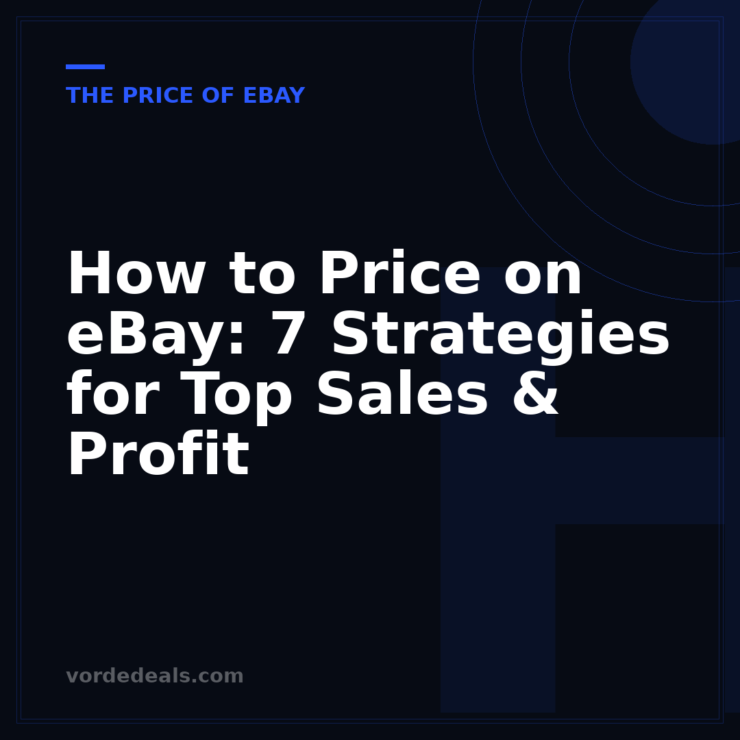How to Price on eBay: 7 Strategies for Top Sales & Profit