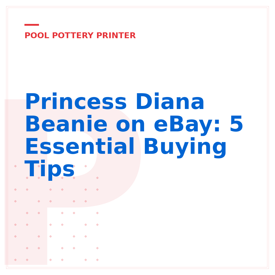 Princess Diana Beanie on eBay: 5 Essential Buying Tips