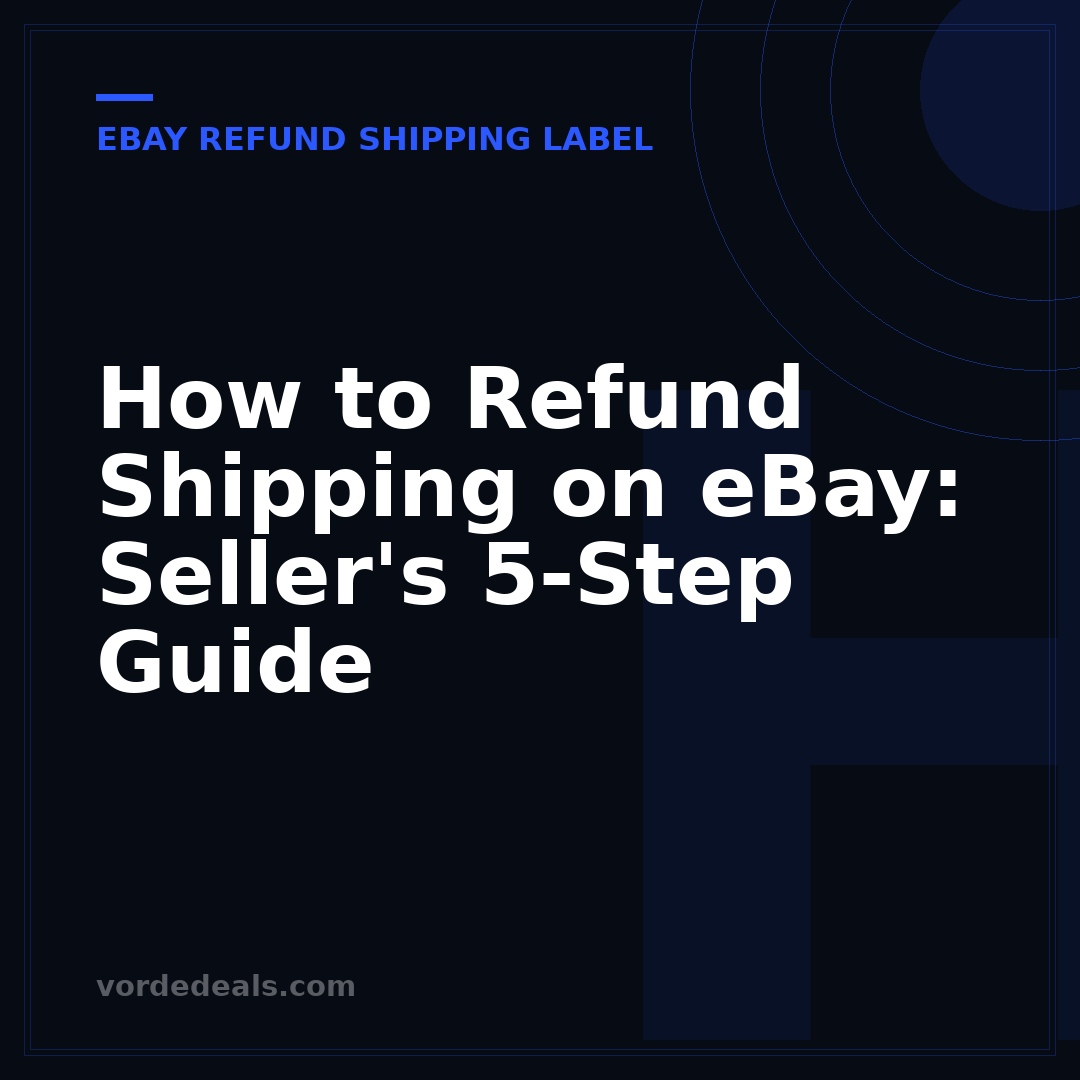 How to Refund Shipping on eBay: Seller's 5-Step Guide