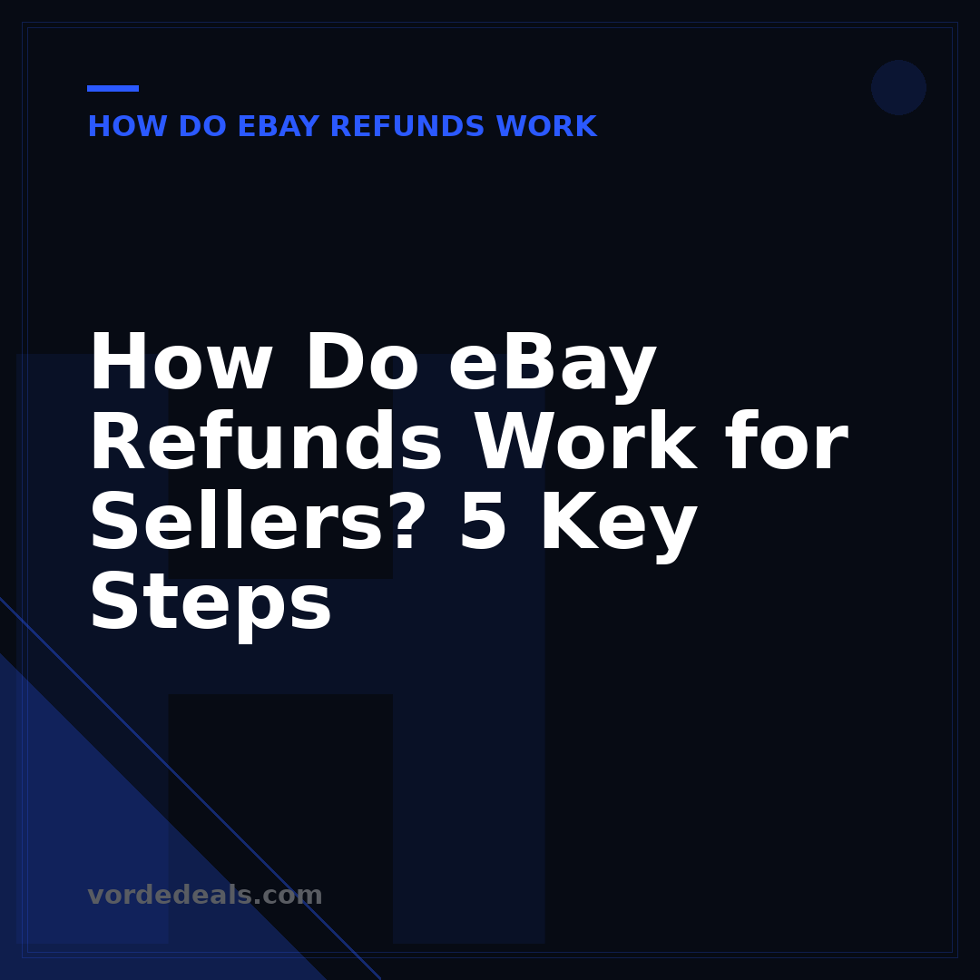 How Do eBay Refunds Work for Sellers? 5 Key Steps
