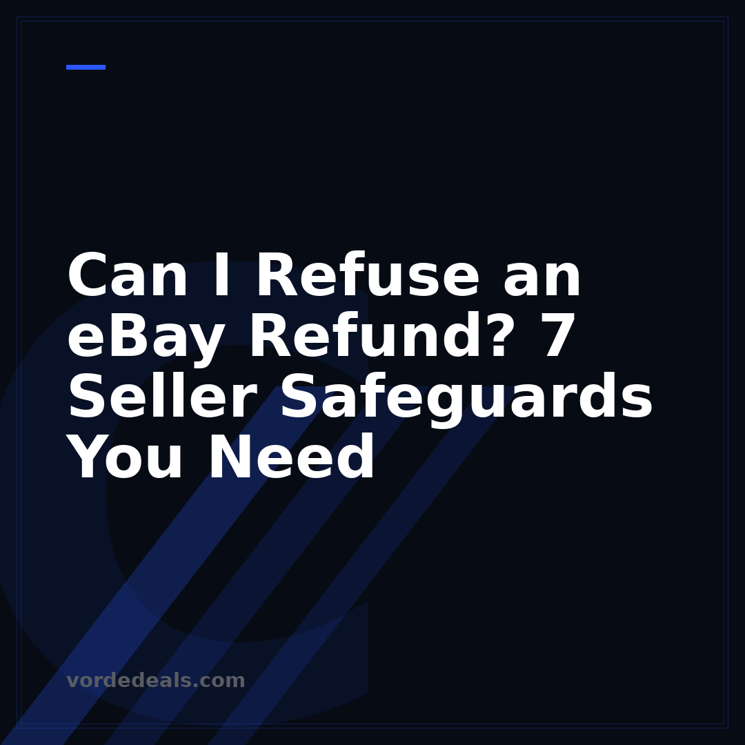 Can I Refuse an eBay Refund? 7 Seller Safeguards You Need