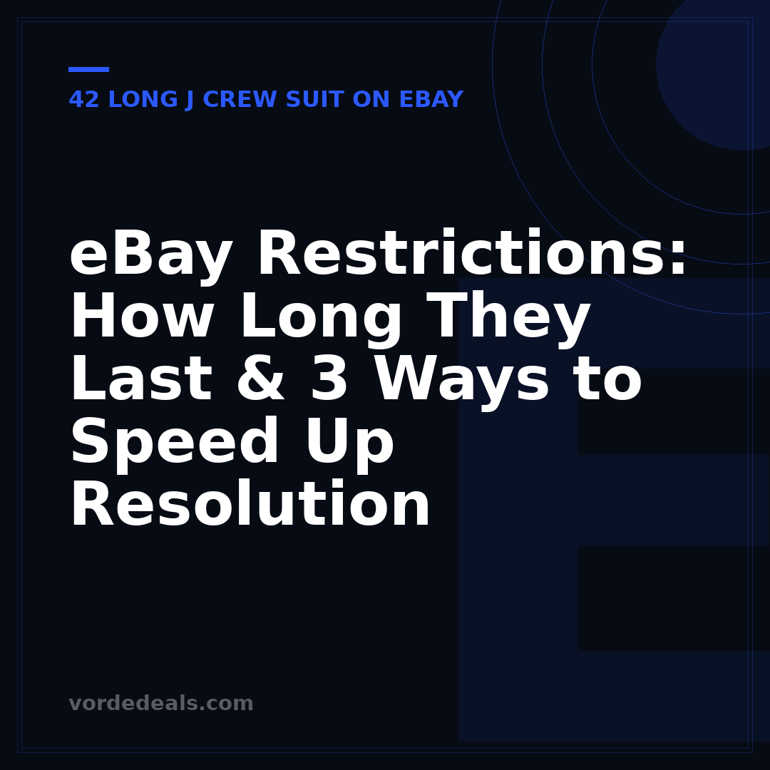 eBay Restrictions: How Long They Last & 3 Ways to Speed Up Resolution