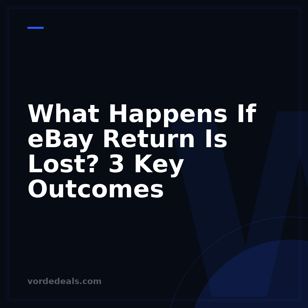 What Happens If eBay Return Is Lost? 3 Key Outcomes