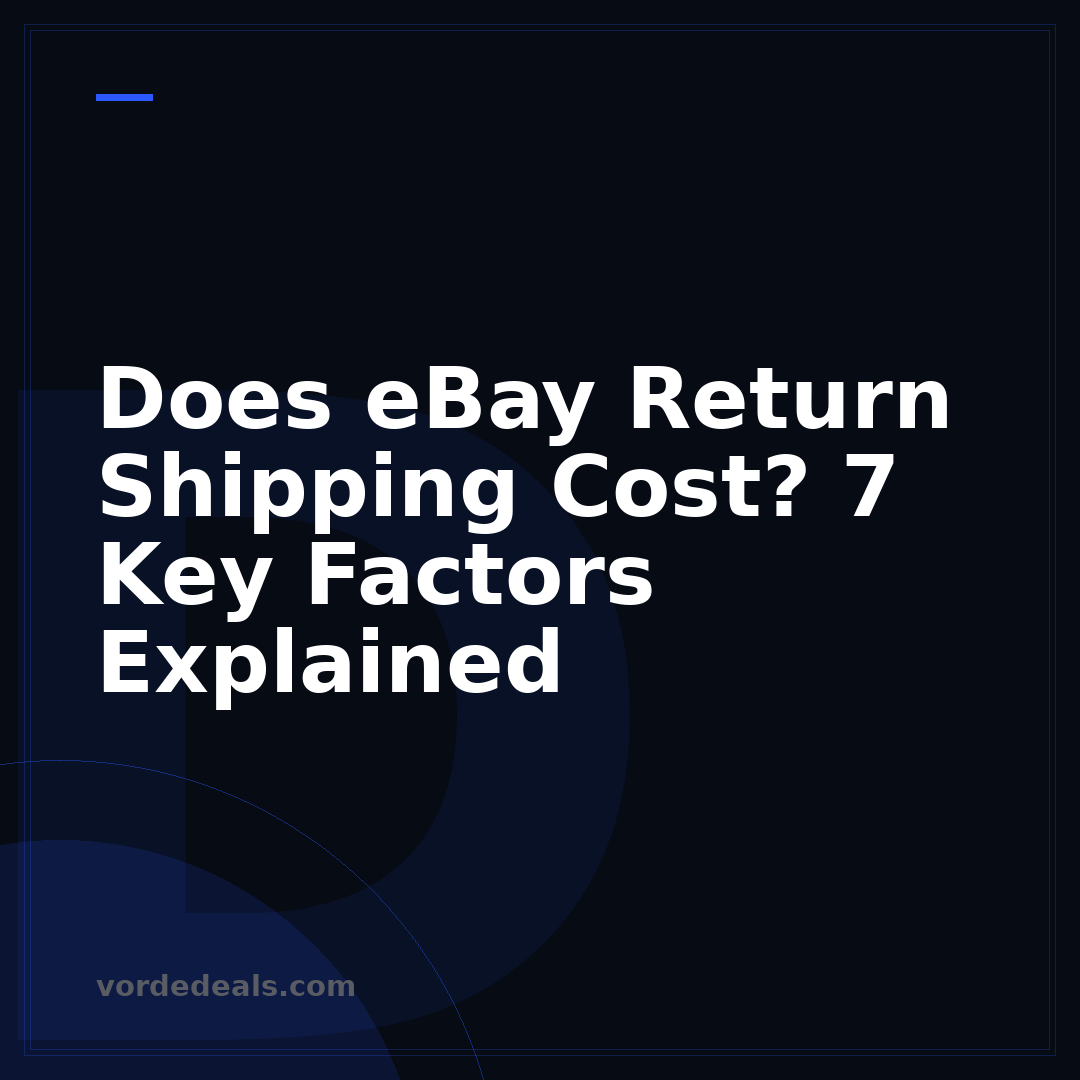 Does eBay Return Shipping Cost? 7 Key Factors Explained